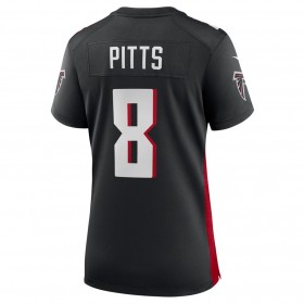 Damen Atlanta Falcons Trikot Kyle Pitts 8 Nike Schwarz 2021 NFL Draft